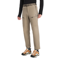 可隆 KOLON SPORT软壳裤男防泼水长裤弹力经典版型裤子 驼色CA 185/2XL