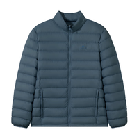 拓路者（Pioneer Camp）羽绒服立领户外冬轻薄羽绒内胆男保暖防风鸭绒外套 男浅灰 XL 