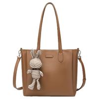 【二层牛皮】包包女大容量托特包百搭单肩包纯色斜挎包女包