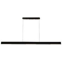 Midea 美的 LED一字餐厅灯吸顶吊灯餐吊灯现代简约长条餐桌灯饰灯具黑色
