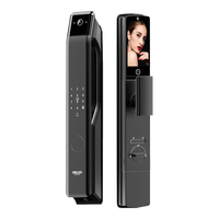 德力西(DELIXI)智能门锁全自动指纹锁智能锁电子锁密码三摄双电池人脸【D8系列】 【D8PV】隐蔽式掌静脉识别