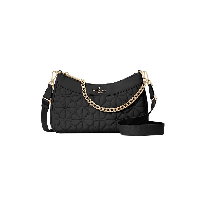  Kate Spade/凯特丝蓓 老花衔缝质感 女士单肩斜挎包
