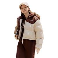FILA 斐乐 女子羽绒服冬新保暖防风宽松短款面包服运动外套女