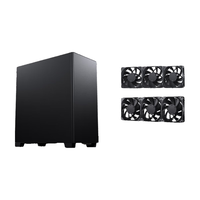 追风者XT523静音防尘商务办公ATX主板台式电脑机箱(360水冷位/配3x120PWM风扇/Type-C/三面降噪/5090） XT523静音版+M25-120风扇×4（套装）