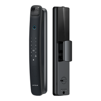 因硕 3D人脸识别智能门锁高清猫眼大屏指纹锁家用智能门锁F1系列