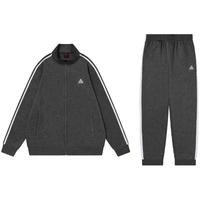 匹克 休闲针织开胸长袖长裤套装秋季男士舒适简约百搭亲肤透气运动套装