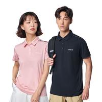 探路者T恤男式款20春夏户外速干透气POLO衫短袖TAJI81127