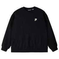 FILA FUSION斐乐潮牌卫衣女秋冬秋装男宽松运动圆领上衣