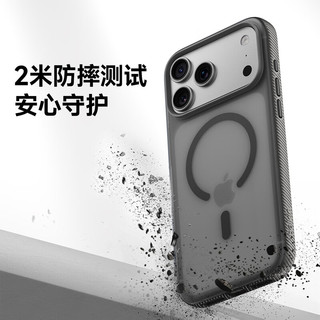  belkin/贝尔金 半透明 iPhone17手机壳  TPU+PET 粉色