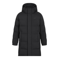 NEPA耐葩男士户外运动长款鹅绒保暖防风羽绒服7J72065 黑钢色L52 180/96A(105)