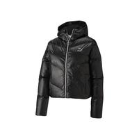 PUMA 彪马 女子 生活系列 Classics Shine Down Jacke 运动 羽绒外套 599144 01 黑色 L码(亚洲码)