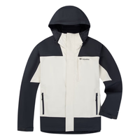 Columbia哥伦比亚男子三合一抓绒内胆防水冲锋衣WE4438 278米白色 XL(185/104A)