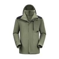 伯希和（Pelliot）户外冲锋衣男女款三合一可拆卸摇粒绒内胆防风收腰外套登山服 女款- /可拆卸内胆