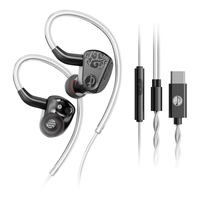  竹林鸟 高保真 有线HIFI耳机  有线充电 磨砂黑 3.5mm