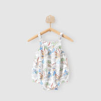 木生棉【合集】婴幼儿连体衣夏季薄款宝宝国风三角哈衣包屁衣 展翅翱翔 纯棉 59cm