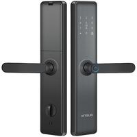 因硕 T11 家用智能门锁 黑色