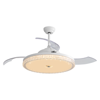 雷士 NVC   Lighting 北欧现代轻奢餐厅风扇灯吊扇灯隐形扇叶卧室客厅大尺寸遥控灯具 客厅扇52寸丨72瓦高显指丨超大风