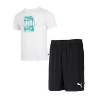 PUMA/彪马 休闲运动 男士短袖套装
