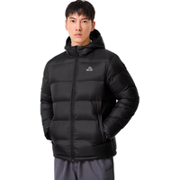 伯希和【经典2.0】800蓬鹅绒羽绒服女2024秋冬户外防风棉衣保暖外套 曜石黑【男款】 L