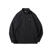 Jack Wolfskin狼爪软壳夹克男上装春夏户外运动日常城市防晒UPF40+休闲外套 6000/黑色 M/175/96A