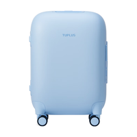 途加TUPLUS 自游假日款中置宽拉杆箱行李箱旅行箱 泡沫蓝 18英寸 18英寸 【可登机|适合短途】