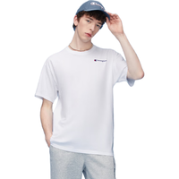 Champion 纯棉 男士T恤  白色 M