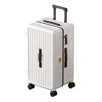 Reebok 行李箱PC拉杆箱多功能杯架登机旅行密码箱皮箱子皓空白20英寸 20英寸 ·短途