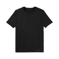 迪卡侬(DECATHLON)速干t恤男夏训练休闲宽松透气健身跑步速干衣短袖MSJT 经典黑(新老款随机发货) S(欧码偏大)