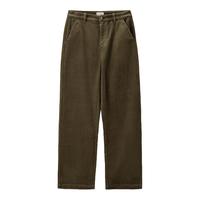 佐丹奴裤子女秋冬纯棉灯芯绒复古通勤口袋休闲长裤女05414676