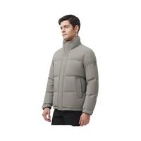 坦博尔 秋冬羽绒服男立领经典百搭厚款保暖外套TAF510361A 月雾色 M (170)
