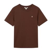 Eland衣恋短袖T恤女纯棉基础款正肩合体版型内搭打底上衣夏季