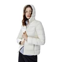 奥索卡OZARK羽绒服女 秋冬立领超轻薄羽绒服保暖外套156643 白/灰-352 XL/175