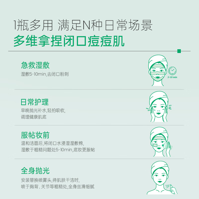  ilso 清肌舒缓 祛痘精华液+湿敷棉