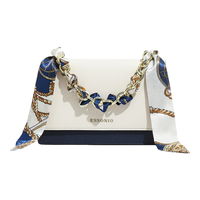ESSONIO意大利品牌包包女包奢侈女士单肩包214 白蓝色