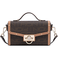 大眼怪锁扣老花包女士小方单肩包手提包斜挎包背提包