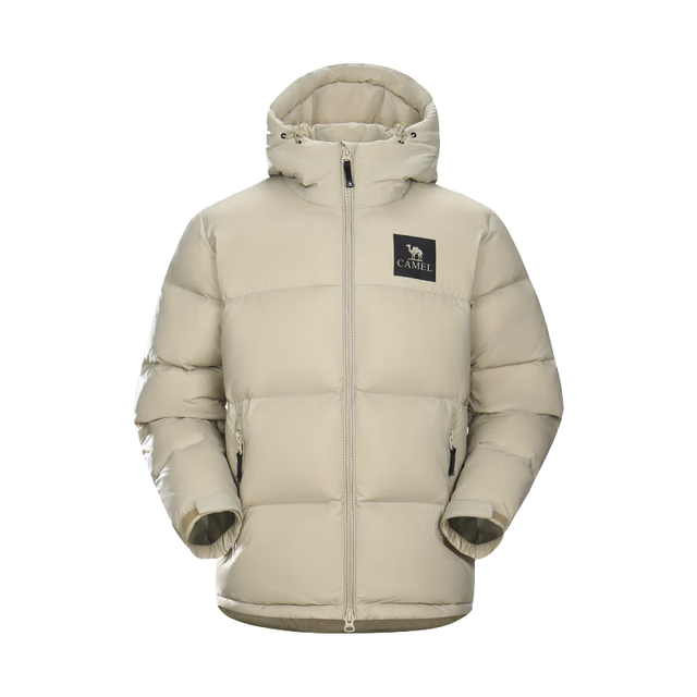 骆驼 黑钻5PLUS男女加厚保暖羽绒服