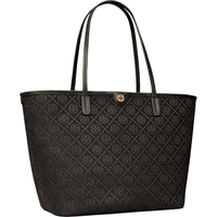 TORY BURCH 汤丽柏琦 T MONOGRAM系列 女士手提包 152302 黑色 中号