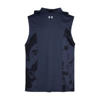 安德玛 UNDER ARMOUR UA安德玛 UNDER ARMOUR连帽无袖T恤男夏季篮球跑步运动背心透气清爽训练服