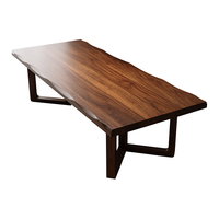 木斯理南美黑胡桃木实木大板茶桌椅组合茶几办公室客厅家用泡茶台新中式 胡桃木单桌：120*60*75 板厚3cm