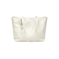 蔻一（Cnoles）包包女包轻奢侈单肩斜挎包大容量简约托特包 白色