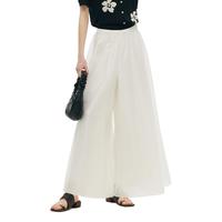  GLORIA/歌莉娅 垂顺休闲 女士裙裤  珍珠白 XS