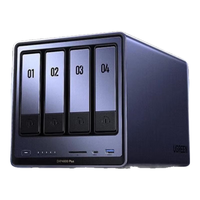 UGREEN 绿联 DXP4800 Plus 四盘位 私有云NAS存储(Intel 8505、8GB、4*8TB酷狼硬盘)