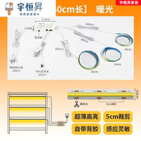 宇恒昇柜子灯自粘展示柜led灯手办柜酒柜智能灯带橱柜货架免布线感应灯 无线遥控款 5层/每层60cm/可剪