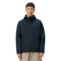 Jack Wolfskin狼爪软壳衣男秋冬防风休闲软壳服夹克外套5032071 宝蓝色 2XL 