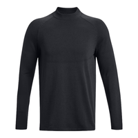 安德玛 UNDERARMOUR）秋冬RUSH ColdGear Seamless男子高领训练运动长袖T恤1379283 黑色001 S