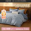 水星家纺 A类抑菌全棉磨毛四件套纯棉暖绒秋冬床单枕套被罩套件 北欧·星澜费尔岛磨毛四件套1.2米床