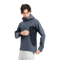  可隆 KOLON SPORT户外戈尔GAIA韧力冲锋衣夹克外套 灰蓝色GB 175/L