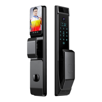 PALMHANG 掌航 3D人脸识别指纹锁可视猫眼智能门锁电子锁家用防盗门推拉锁密码锁 Z9Pro .