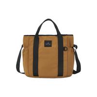 NAUTICA诺帝卡 斜挎男女包简约休闲大容量手提单肩旅行背包托特包 卡其色