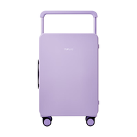途加TUPLUS平衡系列旅行箱中置宽拉杆箱大容量行李箱 茉莉紫 24英寸 24英寸【需托运|适用于中长途】